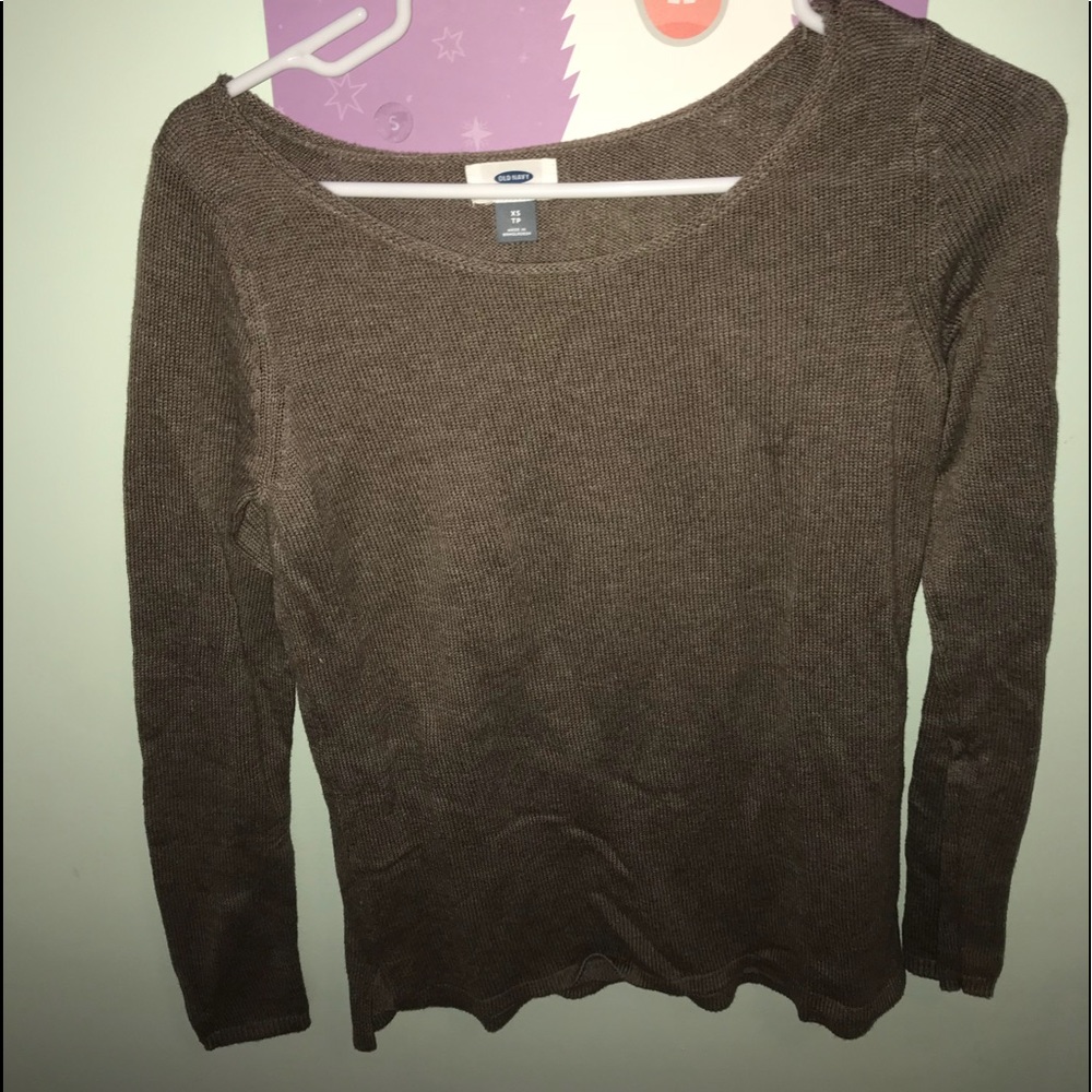 an old navy sweater